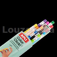 Pastelky sada stiskací/12barev+ořez.+tuhy APLI