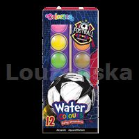Vodové barvy paleta/12barev Football COLORINO