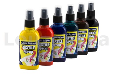 Barva na textil ve spreji 110ml 1139 zelená CENTROPEN