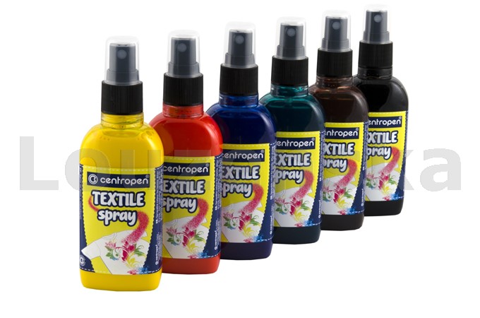 Barva na textil ve spreji 110ml 1139 zelená CENTROPEN