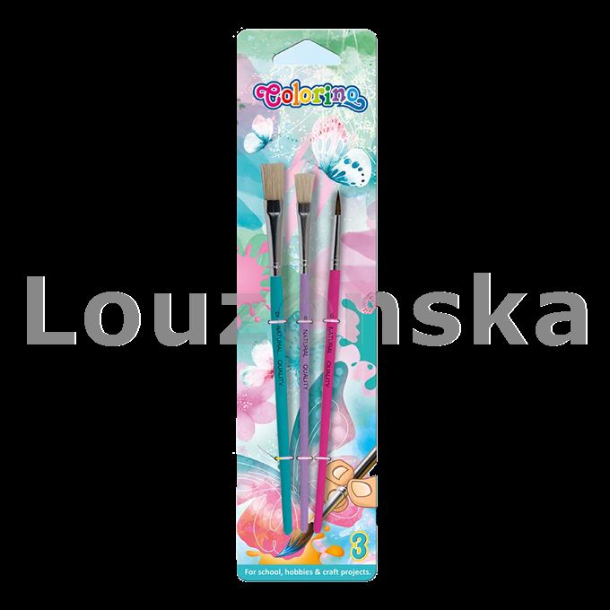 Štětce školní/3ks mix Dreams COLORINO