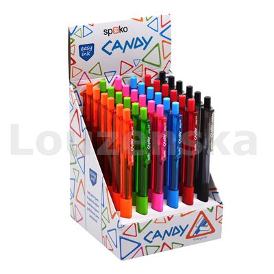 Kul.pero tříhr. Candy mix barev SPOKO