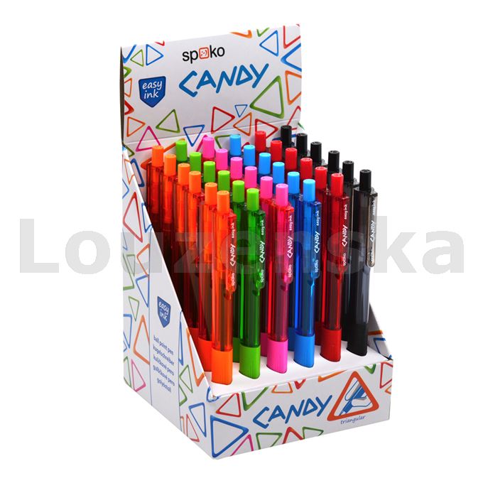 Kul.pero tříhr. Candy mix barev SPOKO