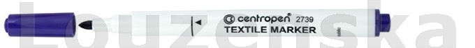 2739 fialový Značkovač na textil CENTROPEN