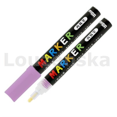 Akryl. popisovač 2mm sv.fialový M&G S801