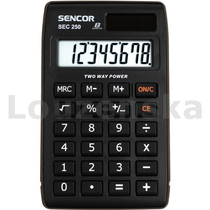 Kalkulačka SEC 250/8 Dual SENCOR