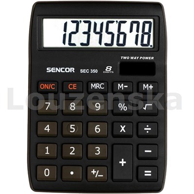 Kalkulačka SEC 350/8míst SENCOR 