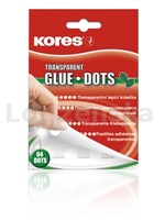 Přelepovací kroužky Glue dots/64ks KORES