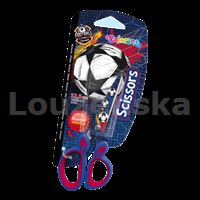 Nůžky 12,5cm kul. hrot Football COLORINO