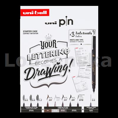 Dárková sada Lettering UNI PIN