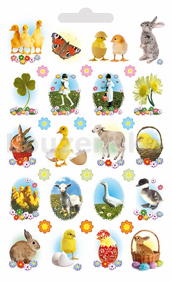 Obtisky vodové č. 553 mix motivů