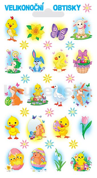 Obtisky vodové č. 555 mix motivů