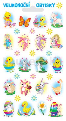 Obtisky vodové s glitrem č. 554