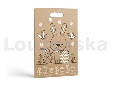 Sáček papír. velik. 26x41cm Zajíc 