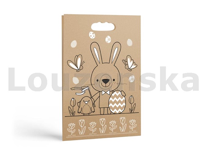 Sáček papír. velik. 26x41cm Zajíc 