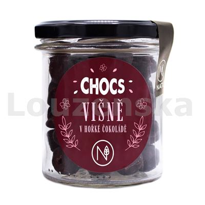 CHOCS Višně v 60% hořké čokoládě 100g NATU