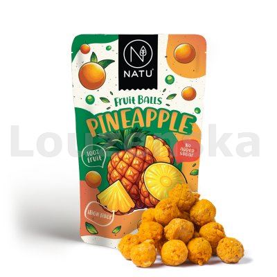 Ovocné kuličky ananasové BIO 90g NATU