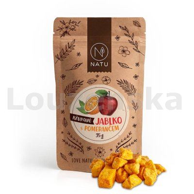 Křupavé jablko s pomerančem 35g NATU