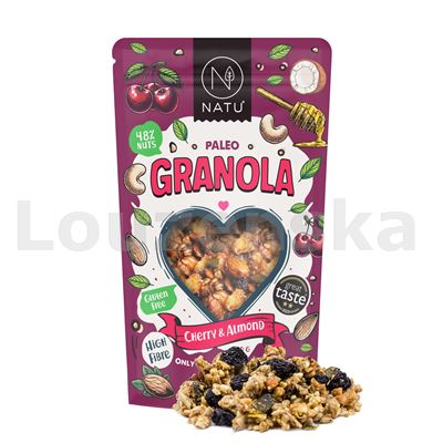 Paleo Granola Třešně a mandle 370g NATU