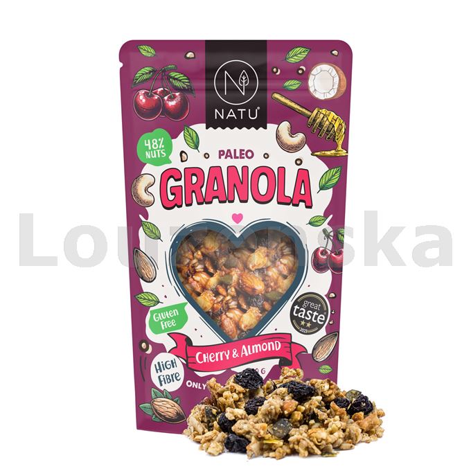 Paleo Granola Třešně a mandle 370g NATU