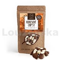 Kokos. chipsy polomáč. 50% hořká čokoláda 140g NATU