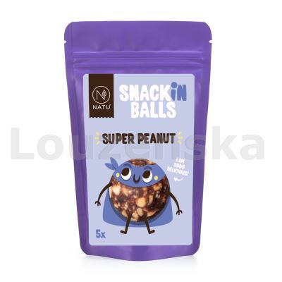 SNACKin Balls Super Peanut 65g NATU