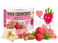 Crunchies – Malinové čokohrudky s mandlemi 140g MIXIT