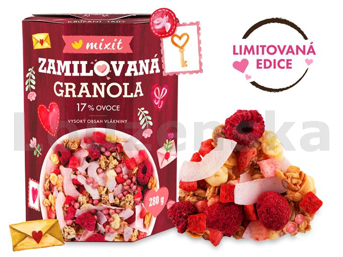 Zamilovaná granola z pece 280g MIXIT