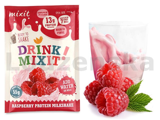 Proteinový Drink - Malina 40g MIXIT