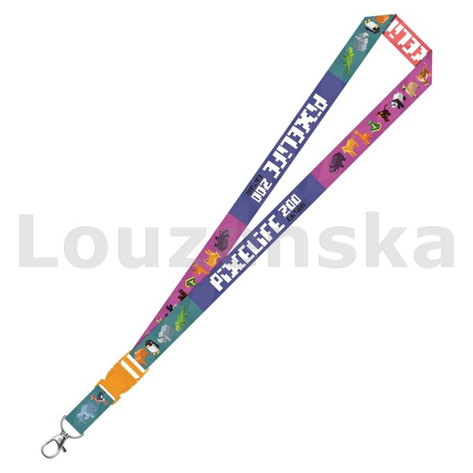 Klíčenka s karabinou Pixelife Zoo edition JUNIOR
