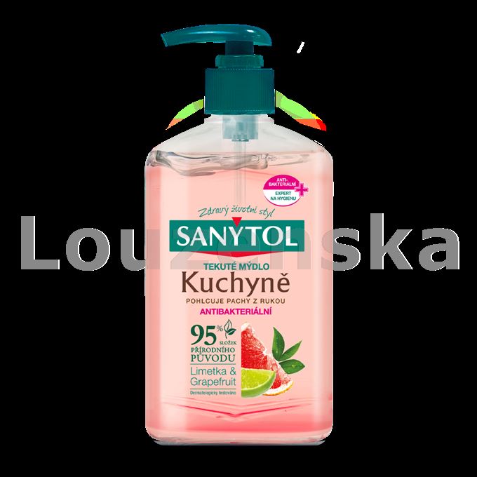 Antib.mýdlo Kuchyně 95% př.sl. 250ml SANYTOL