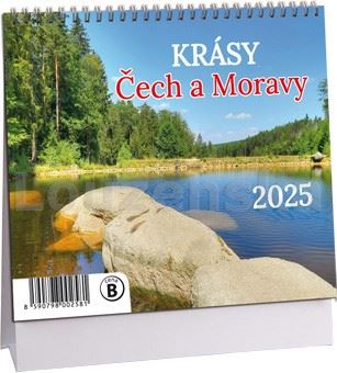 Kal. Krásy Čech a Moravy stolní K 700 ARIA 2025