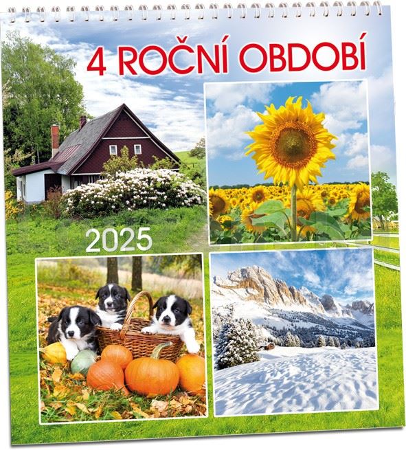 Kal. 4 roční období nástěnný KN-CD 286 ARIA 2025