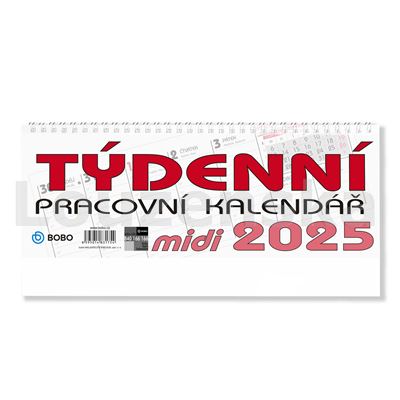 Kal. Pracovní midi stolní BOBO 2025