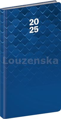 Diář kapesní týdenní Cambio modrý PRESCO 2025