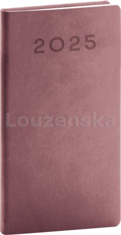 Diář kapesní týdenní Aprint Neo růžový PRESCO 2025