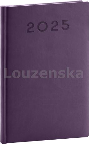 Diář týdenní A5 Aprint Neo fialový PRESCO 2025