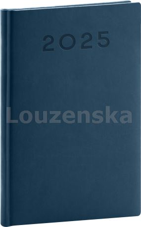 Diář týdenní A5 Aprint Neo modrý PRESCO 2025