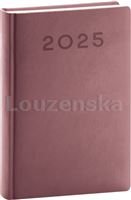 Diář denní A5 Aprint Neo růžový PRESCO 2025