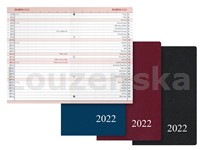 Diář M104/PVC měsíční mix barev MFP 2022